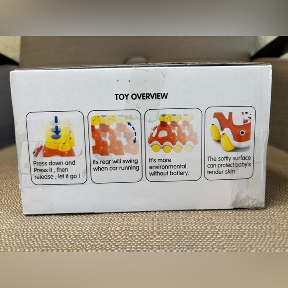 4 ALASOU Animal Car Toys for Toddlers Pressure Powered Vehicles 18 Months + - Picture 5 of 5